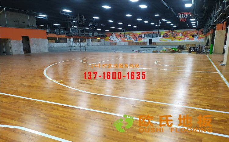 江蘇南京金盛**家居體育館木地板案例——?dú)W氏運(yùn)動木地板廠家