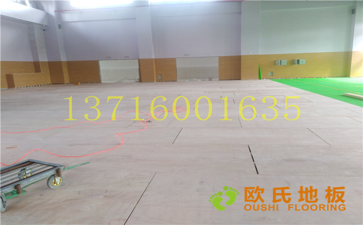 江蘇鹽城西環(huán)路小學體育館木地板案例—歐氏運動木地板廠家