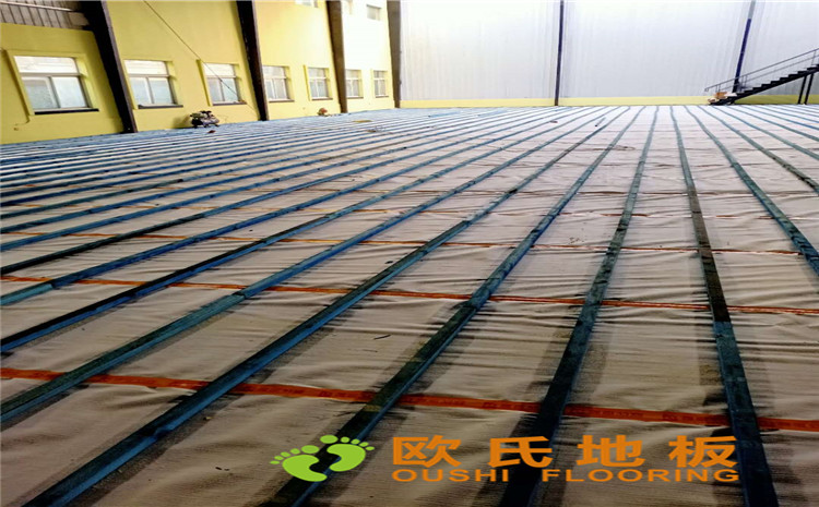 山西太原市小店區(qū)寇莊北街5-1號(hào)籃球館木地板案例—?dú)W氏運(yùn)動(dòng)木地板廠家
