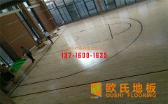 羽毛球館運動木地板鋪設(shè)前 地面的處理一定要達(dá)