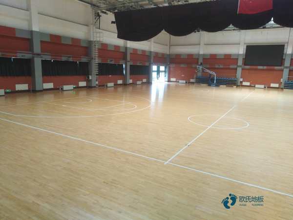 大連室內(nèi)運動木地板翻新